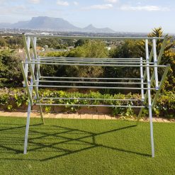 clothes horse on green grass in cape town