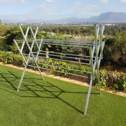 Clothing drying rack made by altimo airers with table mountain